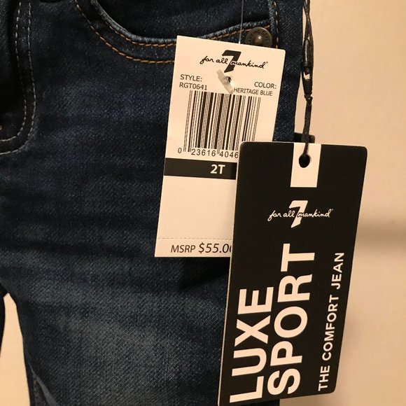 Boys 7FAM Jeans Sz 2T - Picture 4 of 5